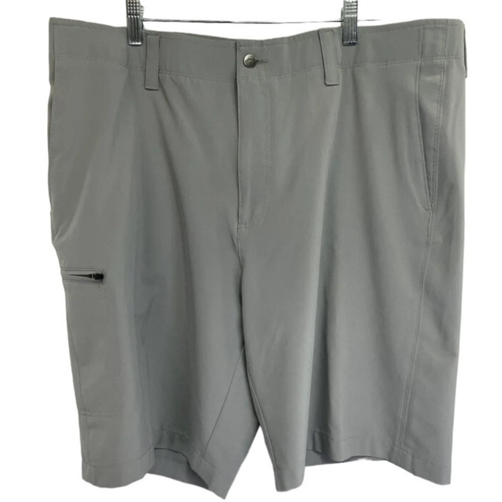 Callaway Mens Sz 38 Grey zip pocket Golf Shorts (I35) EUC‎